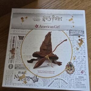 American Girl Harry Potter Sorting Hat And Nimbus 2000 NIB